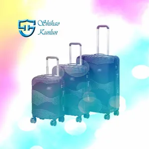 Set of 12 Pieces ABS PC Suitcase Sets Luggage Sets thumbnail-5