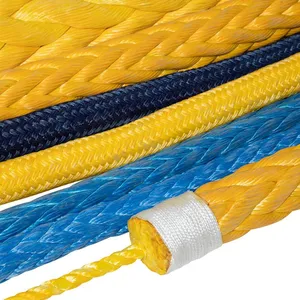 12 Strand White UHMWPE Mooring Rope for Tugboats Ropes LDMAX-12 thumbnail-4