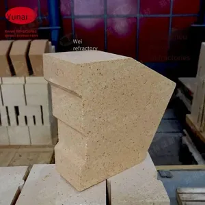 Refractory Brick Uz7 for Sleeve Kiln, Refractory Materials for Sleeve Kiln, Lower Deflector Cap for Sleeve Kiln, High-alumina Special-shaped Bricks thumbnail-1