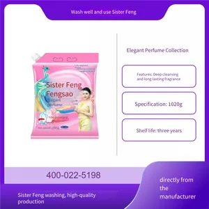Feng Sao 520g Elegant Perfume Laundry Detergent, Agents Wanted. Softens Clothes and is Easy to Rinse thumbnail-2