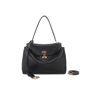 Luxury Brand Women Messenger Bags Soft Leather Brown Suede Hand Held Totes Gold Buckle Women Shoulder Bags Lady Trend Satchel thumbnail-5