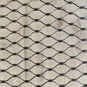 Custom 316L Stainless Steel Wire Rope Mesh With Clips for Cable Pulling Systems thumbnail-5