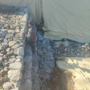 Lianqi Network Industry Step - Type Gabion Retaining Wall, Gabion Stone Cage Net for River Bank Slope Restoration and Flood - Control Emergency thumbnail-4