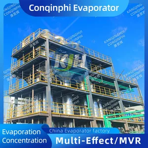 Automatic Three-Effect Continuous Evaporation Crystallizer 380V 50Hz Stainless Steel Body thumbnail-3