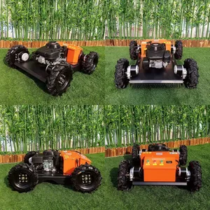 Vigorun Remote Lawn Mower CE/EPA Certified 4-Wheel Drive Petrol Mower for Orchard & Farm Land Clearing thumbnail-2