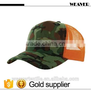 Custom Hats Curve Brim Snapback Cap and Hat Camo Mesh Trucker Cap 5 Panel Hat thumbnail-2
