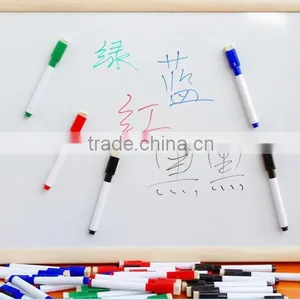 Multi-color Magnetism Erasable Whiteboard Marker Pen With Brush thumbnail-2