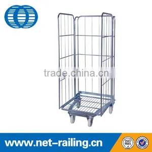 Industrial Wire Mesh Roll Container Trolley thumbnail-1