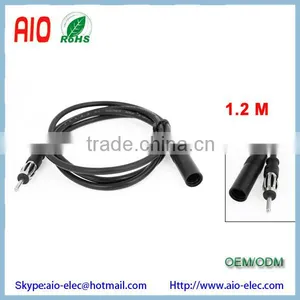 120cm Car Radio Stereo Audio Antenna Adapter Cable Motorola Male Plug to Female Jack thumbnail-1