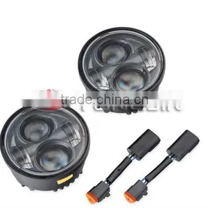 Round 4x4 LED Headlight 5'' Led Headlight for Motorcycle 5 Inch LED Headlight for Motorcycle Jeep Wrangler thumbnail-2