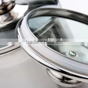 5'' Stainless Steel Airtight Canister Set With Glass Lid thumbnail-4
