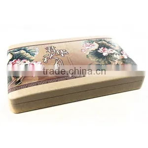Luxury Candy Cans,colorful Paint Tin Can for Chocolate,square Metal Cookie Tin Can thumbnail-2