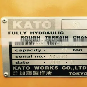 New Arrival Original Japan Made Kato Rough Terrian Crane Kr25h-3 Model Kato 25t Rough Crane KR25H KR50 thumbnail-5