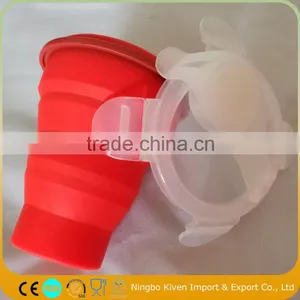 Silicone Squeeze Foldable Leak Proof Reusable Collapsible Water Bottle Joyshaker thumbnail-1