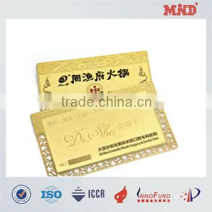 MDC1458 Custom Metal Card With Serial Numbers Business Metal Card thumbnail-1