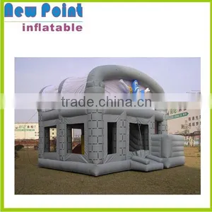 White Inflatable Bouncers Inflatable Bounce House With Windows Inflatable Jumpers Water Slide Jumpers thumbnail-1