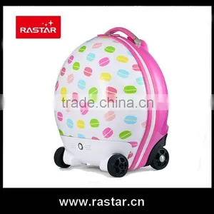 ABS Plastic Suitcase Type Kids Travelling Trolly Bag Radio Control Luggage thumbnail-1