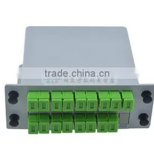 China Manufacturer With High Quanlity Fiber Optical PLC 1*16 SC/APC Splitter Box for Communication thumbnail-1