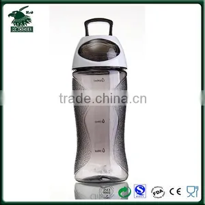 BPA FREE Wide Mouth Water Bottle Plastic Sport Water Bottle thumbnail-1