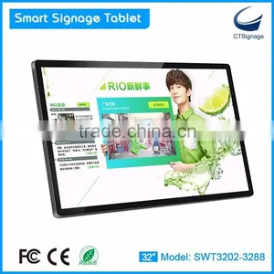 32" Lcd Advertising Player With 6 Points IR Touch Optional Digital Signage thumbnail-2