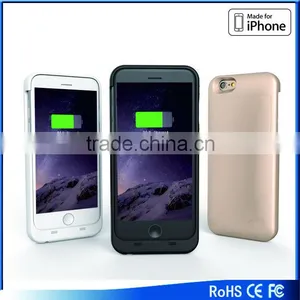 for IPhone 6s Plus Power Case Charger Backup External Protective Battery Charger Case With Flip Cover for Apple IPhone 6 Plus thumbnail-1