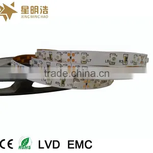 DC 12V/24V SMD 3528 60LEDs/M 4.8 Watt per Meter White PCB With CE/RoHS/LVD 3528 Led Strip thumbnail-4