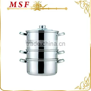 Multi-use 4 Layers Straight Shape Steamer Pot With Induction Bottom thumbnail-1