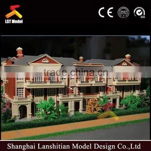 3D Maquette Plastic Villa Miniature Architectural Model Maker thumbnail-4