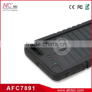 Wholesale Abs Outdoor Waterproof 4000 Mah High Capacity Solar Power Bank thumbnail-4