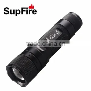 Supfire F3-XPE Rechargeable Flashlight or AAA Battery Led Zoom Torch thumbnail-1