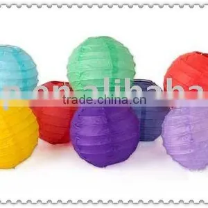 Colorful String of Mini Paper Lantern thumbnail-1