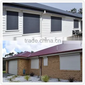 European Standard Insulated Summer & Winter Aluminum Window Roller Shutters Automatic Remote Controlled Quality Choice thumbnail-1