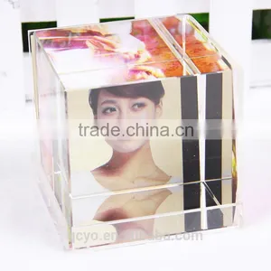 2015new Design Acrylic Picture Frame Cubes/photo Frame China Product thumbnail-1