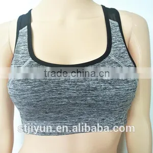 High Quality Ladies Bra Top Seamless Padded Sexy Women Sport Bra thumbnail-1