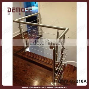 Indoor Plexiglass Stairs Handrail Designs or Steel Flat Bar Stair Handrail thumbnail-1