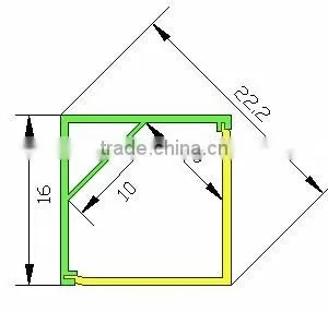 Aluminum Corner LED Profile, Alu Profiles for Led Strip Corner Used SML-ALP005 thumbnail-2