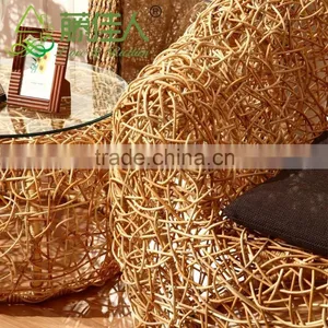2015 Urban Outfitters Rattan Pouf,woven Pouf Ottoman,indian Pouf Quality Choice thumbnail-2