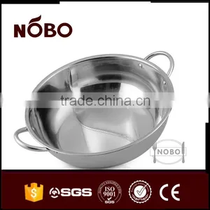 High Quality Stainless Steel Double Flavour Hot Pot Factory Supply thumbnail-6