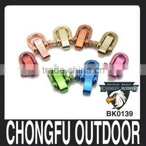 Adjustable Stainless Steel D Shackle for Paracord Bracelet thumbnail-1
