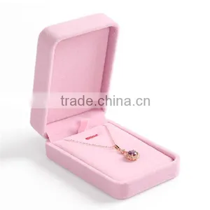 High End Velvet Packaging Jewelry Earring Gift Box thumbnail-4