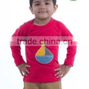 Newest Style Organic Cotton Latest Shirt Designs for Boys thumbnail-3