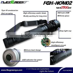 Rechargeable 18650 Battery 35W HID Flashlight thumbnail-3