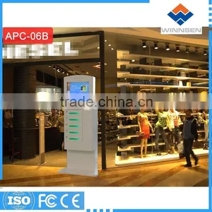 CE Certificated Airport Cell Phone Charge Kiosk/public Mobile Phone Charging Kiosk APC-06B thumbnail-1
