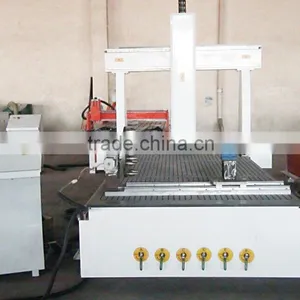 QL-1212 High-feed(1m) Plastic PVC Foam Board Cutting CNC Router With Vacuum Bed Machine thumbnail-6