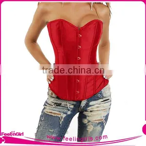 Wholesale Half Cup Big Girl Sexy Corset Tops Bustier thumbnail-4