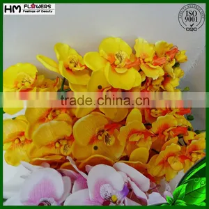 China Fabric Orchid Flower Fabric Flowers Making thumbnail-1