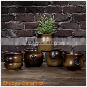 Gardening Pots With Ceramic Pottery Material thumbnail-1
