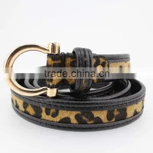 NEW Casual PU Belt for Fashion Dress With PU Faux Fur Leather China Factory Wasit Belt for Lady thumbnail-4