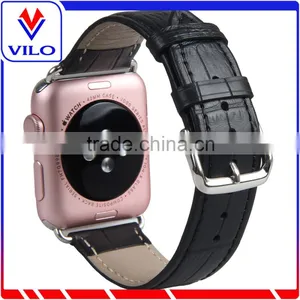Strap for Apple Watch, For Apple Watch Genuine Leather Original Watch Band With Connection thumbnail-1