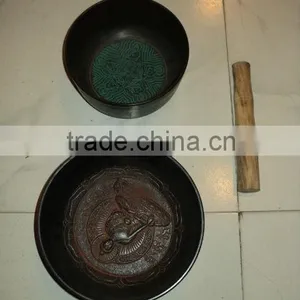 Brass Tibetan Singing Bowl thumbnail-1